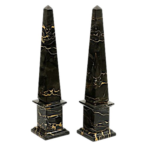 Coppia obelischi marmo - coppia,