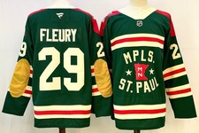 Maglia uomo Marc-Andre Fleury verde selvaggio tutte cucite