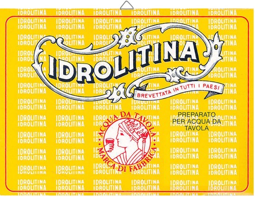 Locandina idrolitina - locandina, "idrolitina