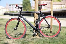 Bici scatto fisso contropedale carbonio città