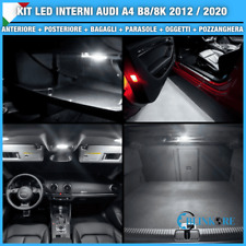 KIT LED INTERNI AUDI A4 B8 8K DAL 2008 AL 2016 BIANCO GHIACCIO CANBUS NO ERRORE