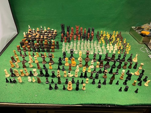 Lotto scacchi gioco epoca - scacchi,