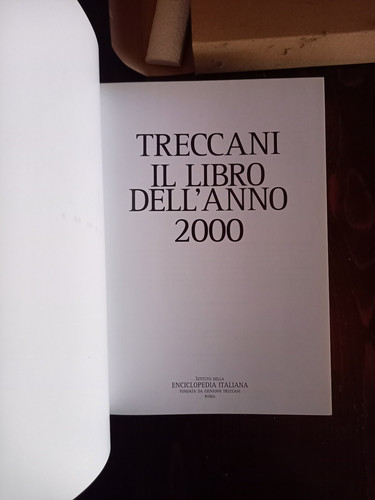 Treccani libro dell anno - -, il