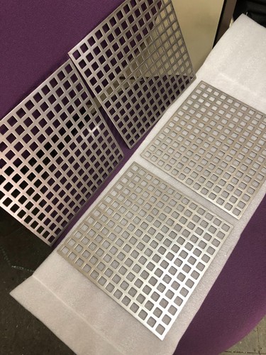 Foglio forato inox passo 10mq