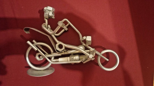Stile harley davidson - davidson, scultura