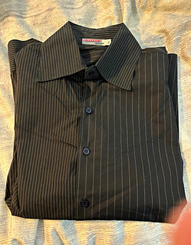Prada camicia uomo nera bianca - uomo,