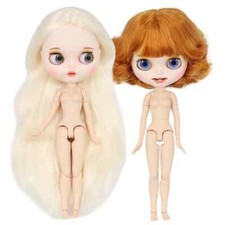 ICY DBS Blyth Doll Bjd Toy Joint Body White Skin Doll Face 30cm Toy Kid Gift