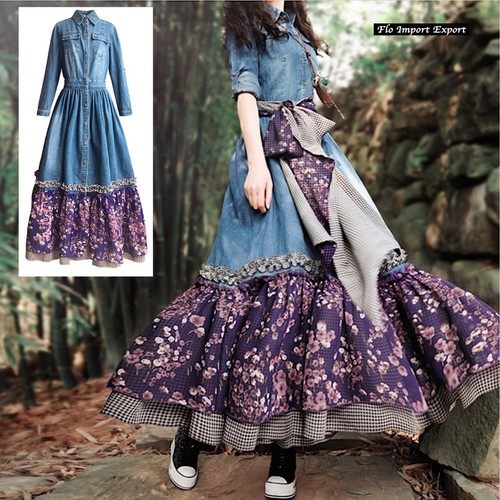 Vestito lungo donna - vestito,