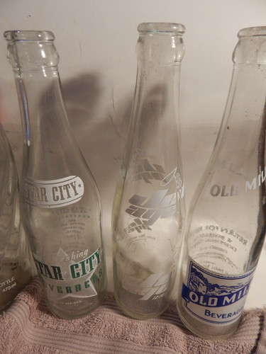 Bottiglie per bevande vintage