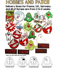 patch Ghostbusters toppa termoadesiva Acchiappafantasmi Legacy Slimer iron on