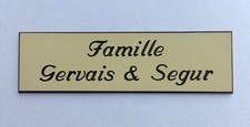 Placca incisa personalizzata - incisa,