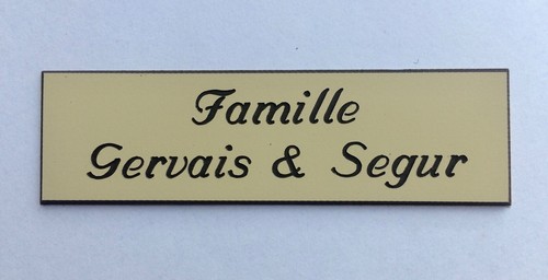 Placca incisa personalizzata - incisa,