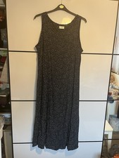 Abito lungo blu maculato