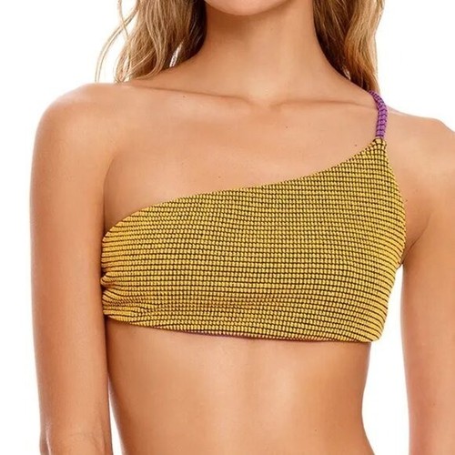 Top bikini monospalla agua - bikini,
