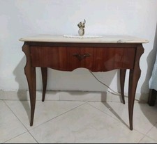Comò vintage con piano in marmo – anni ’50/’60