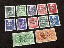 12 pezzi 1941 occupazione tedesca Zara sovrastampa MNH riproduzione timbro sv