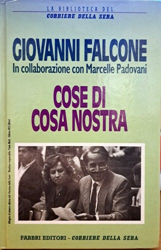 Libro cose cosa nostra - libro, di