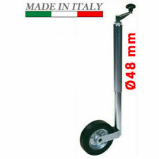 RUOTA RUOTINO DI SOLLEVAMENTO CARRELLO APPENDICE RIMORCHIO SERVOTIMONE (29204/4)