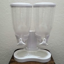 ORIGINALE ⭐ Doppio Dispenser Cereali Frutta Secca - Erogatore con 2 Contenitori