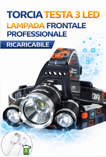 Torcia frontale lampada - torcia, da