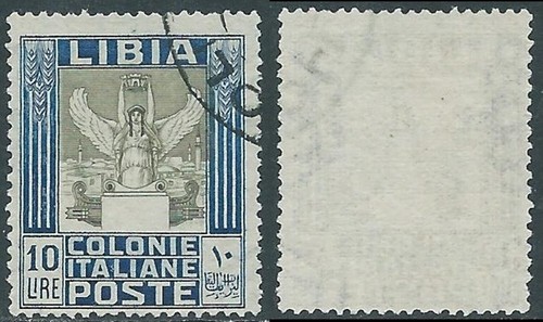 1921 libia usato pittorica - libia,
