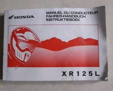 Honda Libretto Uso E Manutenzione Istruzioni DE/SW/FR Moto XR125L