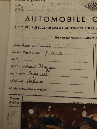 Vespa faro basso 1955 - vespa,
