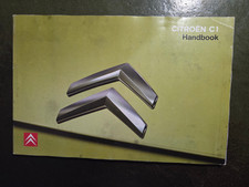 GENUINE CITROEN C1 HANDBOOK /