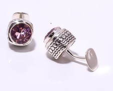 Gemello Quarzo Rosa Argento