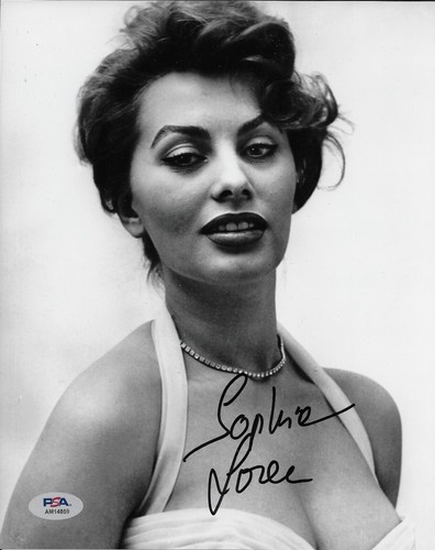 Sophia loren foto firmata - sophia,