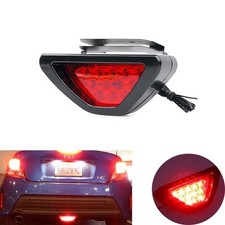 Luce Led Terzo Stop Trinagolare Rosso 12V Auto Fendinebbia Universale Sportivo