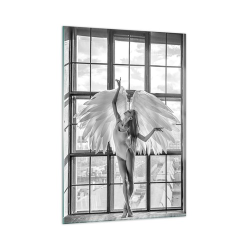 Quadro vetro 50x70cm donna - su,