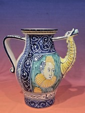 Brocca drago maiolica vintage