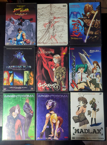 Anime dvd lot - macross, plus