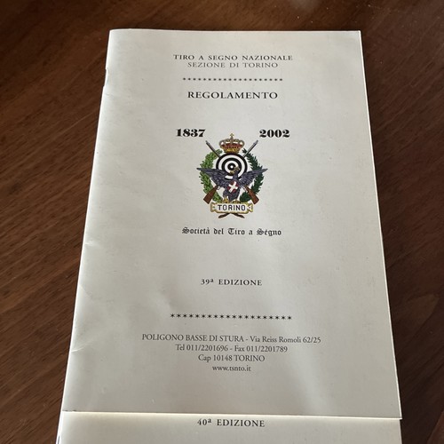 Regolamento del tiro segno - regolamento,