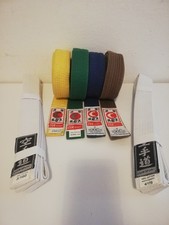 Lotto Cinture Karate - Arti Marziali - Bianca, Gialla, Verde, Blu, Marrone