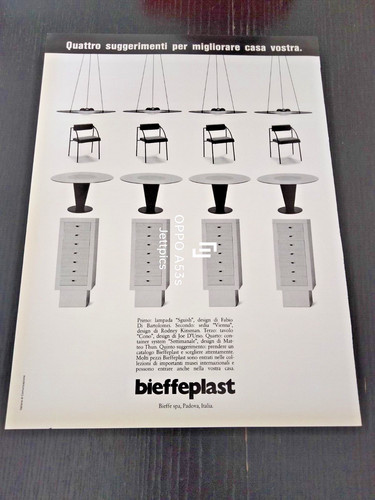 1987 bieffeplast lampada sedia - 1987,