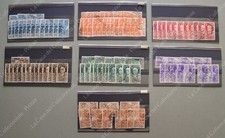 ETIOPIA. 1936. Insieme, come da foto, di francobolli usati. Annulli autentici