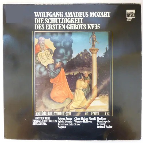 2xlp mozart die schuldigkeit - die,