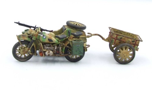 Ww2 moto tedesca r75 - 1/30, con
