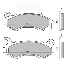 Pastiglie Freno Anteriori Per Swm Sm R 125 2021 2022 2023