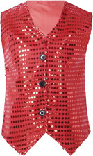 Paillettes Gilet Da Ballo
