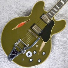 Epiphone Ubukata ES-355 Ver.02 Olive Drab Shinichi Ogata Firma Nuovo