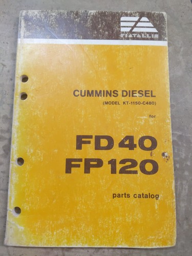 Fiatallis fd40 fp120 cummins - fd40,