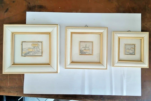 Trittico quadri argento - quadri, in