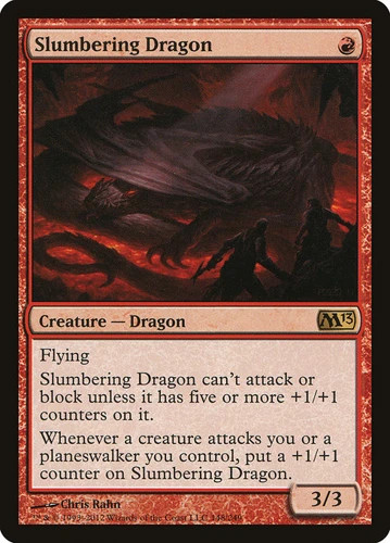 Slumbering dragon magic 2013 - dragon,