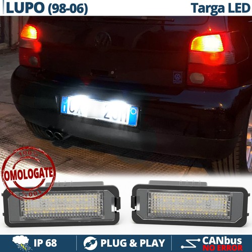 Luci targa led per lupo - 2x,