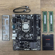 Scheda madre COMBO GIGABYTE GA-H81M-D2V con CPU i5-4a generazione/SSD 8GB/128GB