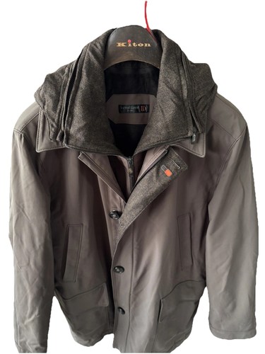 Giacca parka corneliani lana