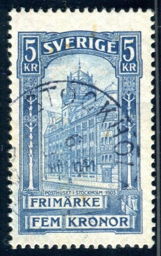 Svezia 1903 timbrato 5kr - 54,